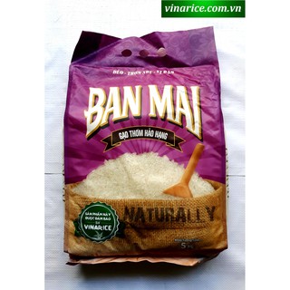Gạo Ban Mai Hảo Hạng 5kg - Dẻo vừa mềm thơm cơm