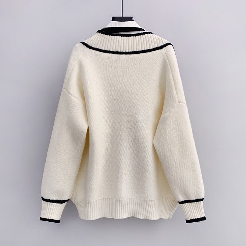 Áo Khoác Cadigan Len Thiết Kế Viền Style Hàn Quốc Smide Clothing