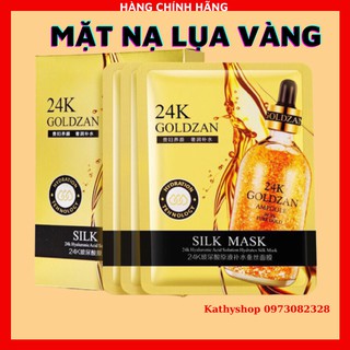 Hộp Mặt Nạ Lụa Vàng 24k Goldzan & Luxury Chính Hãng