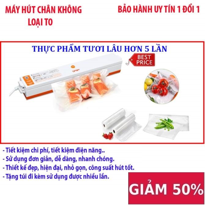 Máy Hút Chân Không Fresh Pack Pro MINI Gia Đình + Hàng Chuẩn + Công Nghê Nhật Bản + Hút Xong Tự Động Hàn Miệng Túi