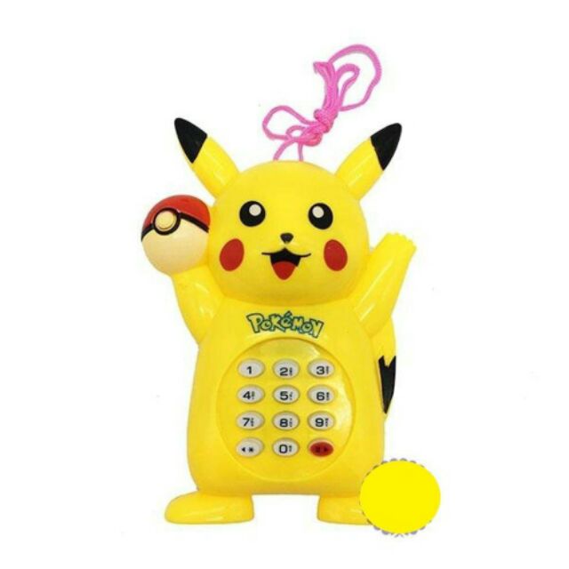 Đồ chơi điện thoại heo phát nhạc peppa/kitty/đôrêmon/pikachu (1 con)