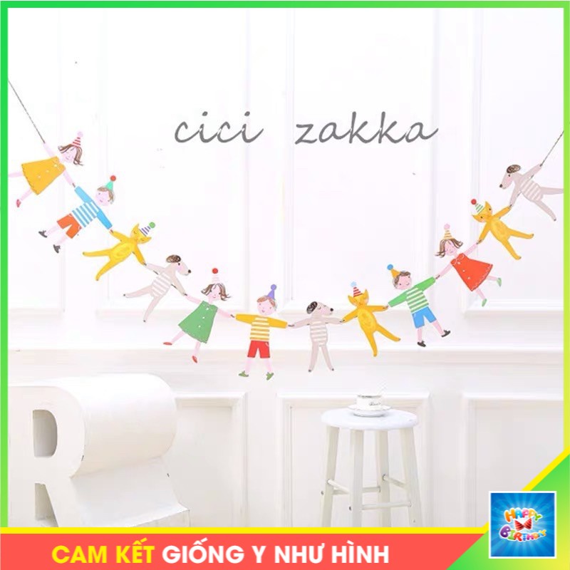 Set dây trang trí tay nắm tay rộng 2.2*32cm, dài 2.2m