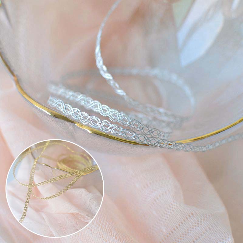 Cuộn dây ruy băng polyester trang trí tiệc cưới/ giáng sinh DIY