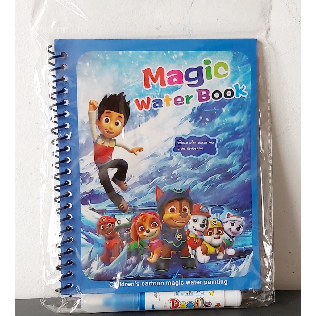 [Ngẫu Nhiên] Đồ chơi tranh tô màu nước, sách ma thuật bút vẽ nước, sách tập tô thần kì sử dụng nhiều lần