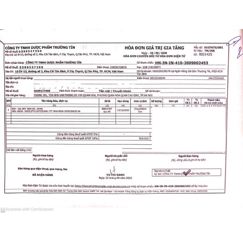 Gel Dưỡng Ẩm Bio-Oil Dry Skin Gel Chăm Sóc Da Khô 100ml