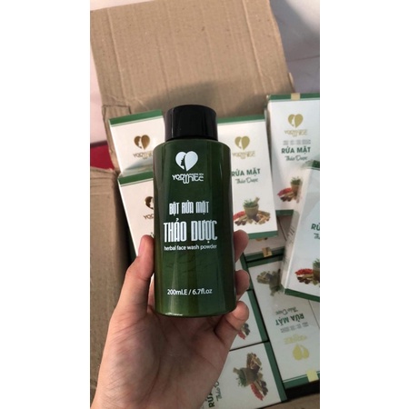 Bột Rửa Mặt Thảo Dược Yody White Phương Anh