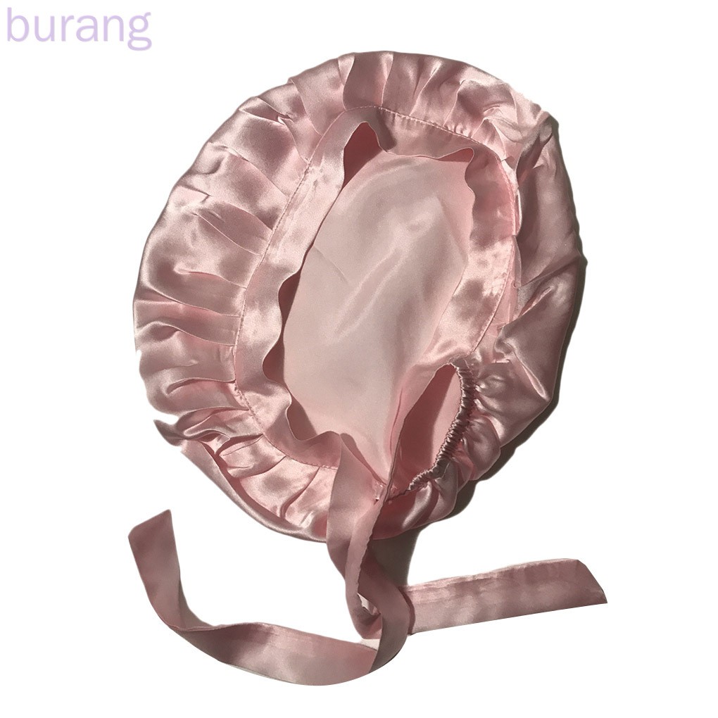 Mũ Trùm Đầu Ngủ Vải Lụa Co Giãn Có Thể Điều Chỉnh Dành Cho Phái Nữ