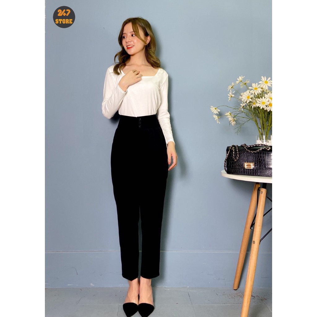Quần Baggy Công Sở 3 Khuy M303 247STORE