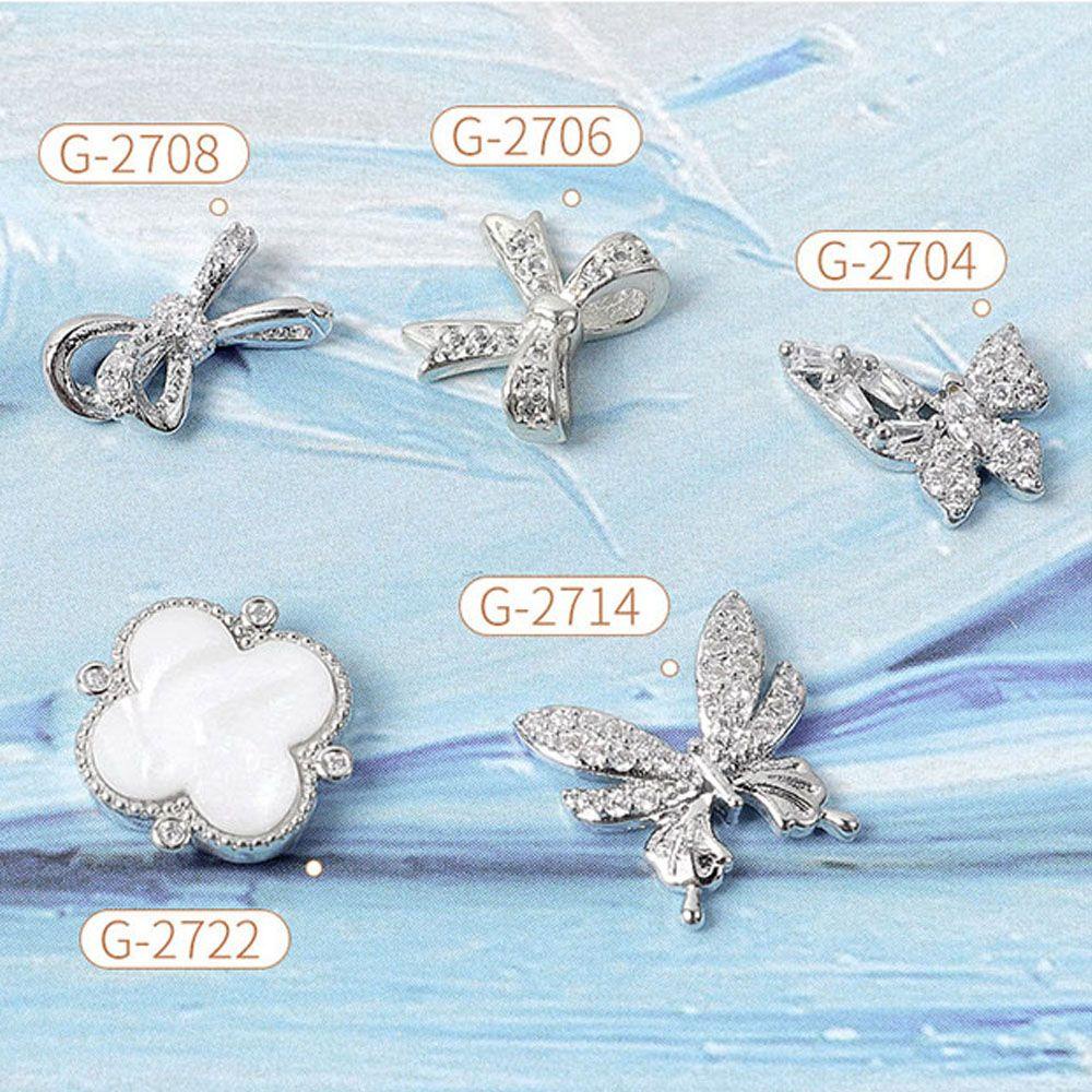 Phụ Kiện Trang Trí Móng Tay Hình Bướm 3D Xinh Xắn|Phụ Kiện Trang Trí Móng Tay Hình Nơ Sang Trọng