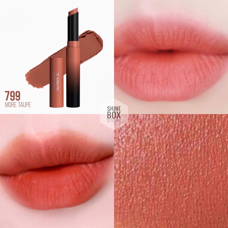 💋Son Lì Maybelline New York Color Sensational Ultimatte 1299 More Spice
