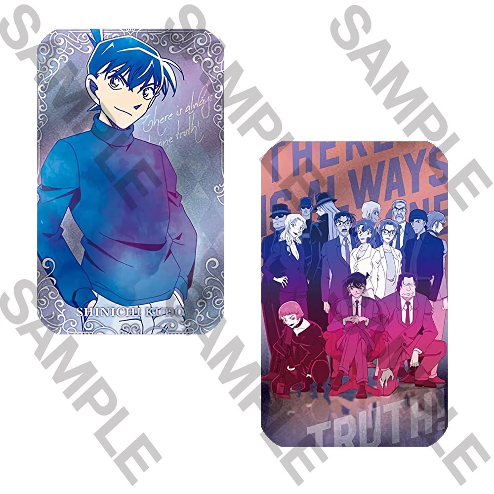 Ảnh card bo góc in hình THÁM TỬ LỪNG DANH CONAN Detective Conan ver LÒE LOẸT thẻ bo viền 5*8cm anime chibi 1 tấm