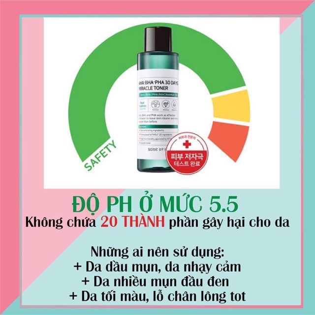 [Trị Sạch Mụn Chỉ Trong 30 Ngày] Nước Hoa Hồng "Thần Kỳ" Some By Mi AHA-BHA-PHA 30 Days Miracle Toner 150ml