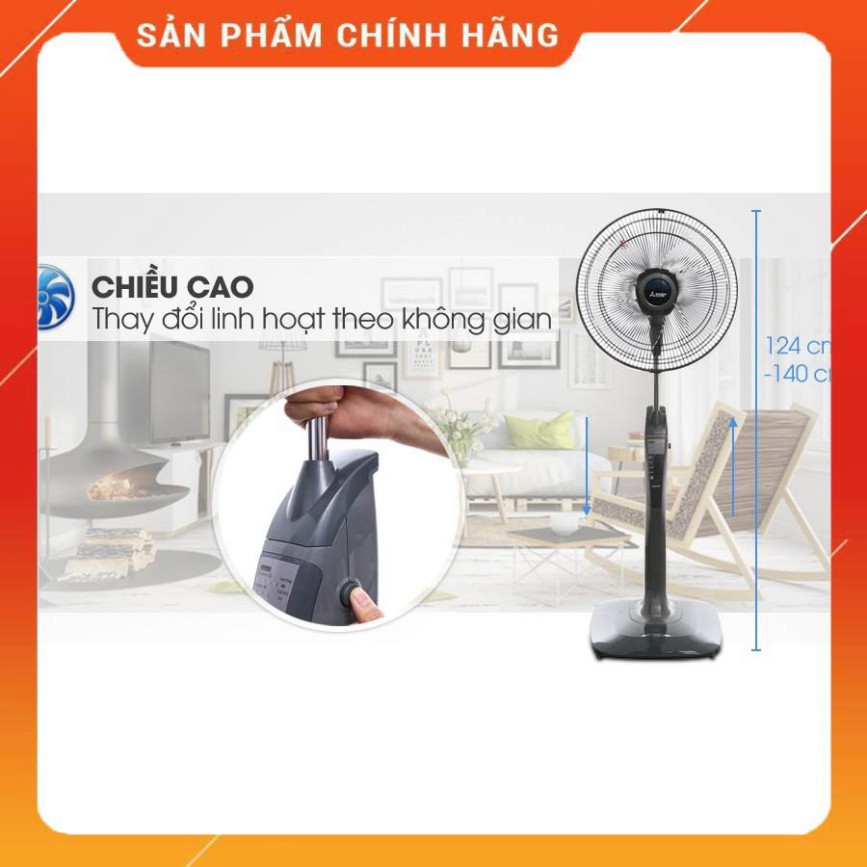 [FreeShip] Quạt cây Mitsubishi LV16-RV Thái Lan, Hàng chính hãng - Bảo hành 12 tháng