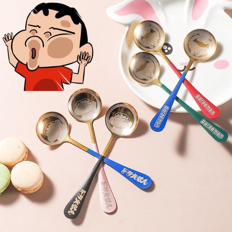 Muỗng Ăn Hình Doremon Bằng Thép Không Gỉ, Thìa ăn dặm