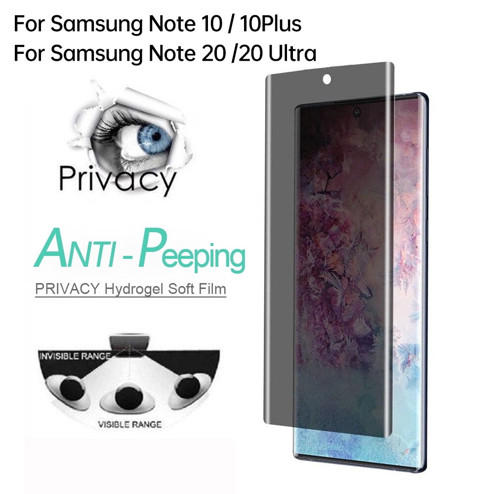 Miếng dán màn hình chống nhìn trộm dành cho Samsung Note 10 10+ Plus 20 Ultra