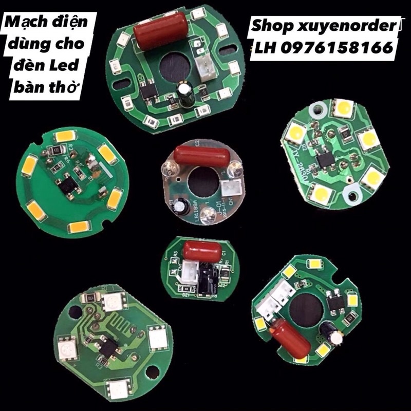 Mạch đèn Led , Bảng đèn Led dùng cho các Đèn led Hoa sen trang trí bàn thờ Phật (Hàng ORDER)