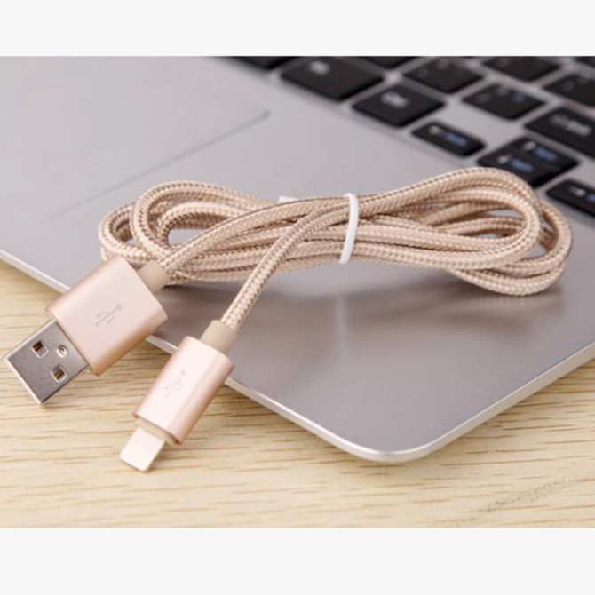 Cáp Sạc 3m Dây Dù Chống Gãy Sạc Nhanh Iphone/Samsung Androi