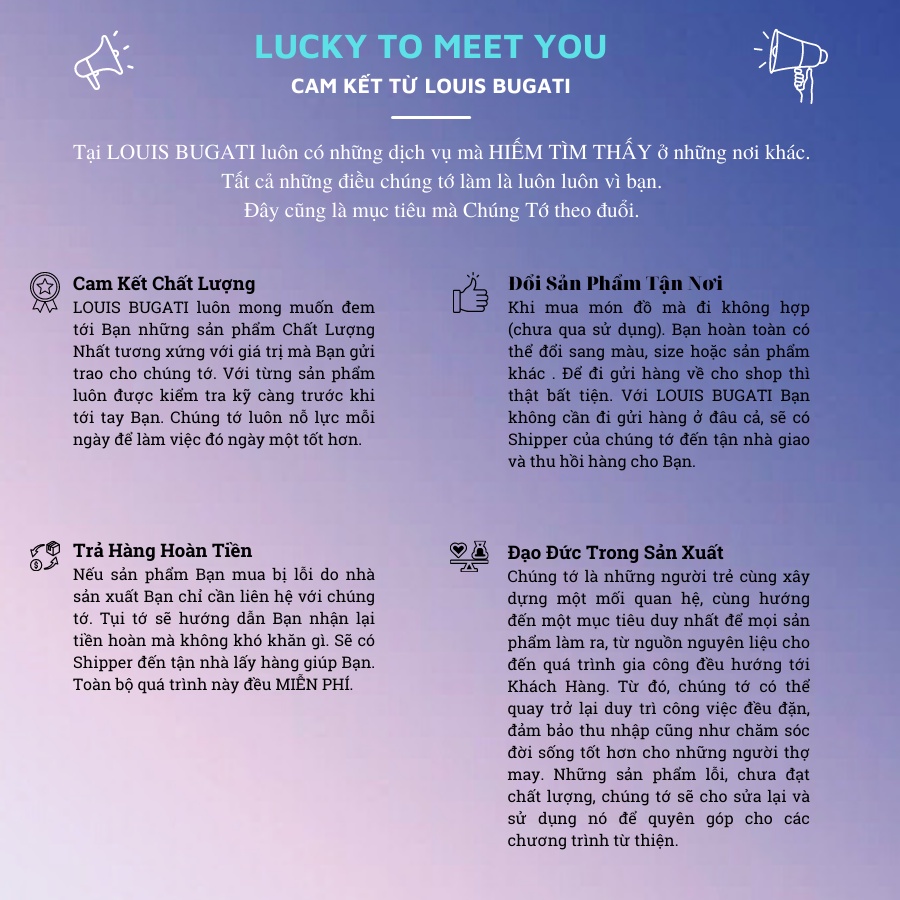 Thắt lưng nam da bò 3 lớp cao cấp LOUIS BUGATI LBD01 bảo hành 12 tháng