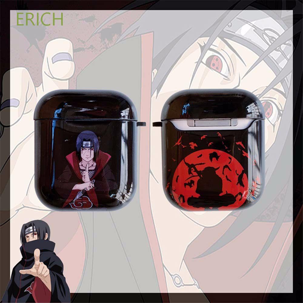 Vỏ bảo vệ hộp sạc tai nghe thích hợp cho airpods 1 2 bluetooth chủ đề anime naruto chất liệu tpu