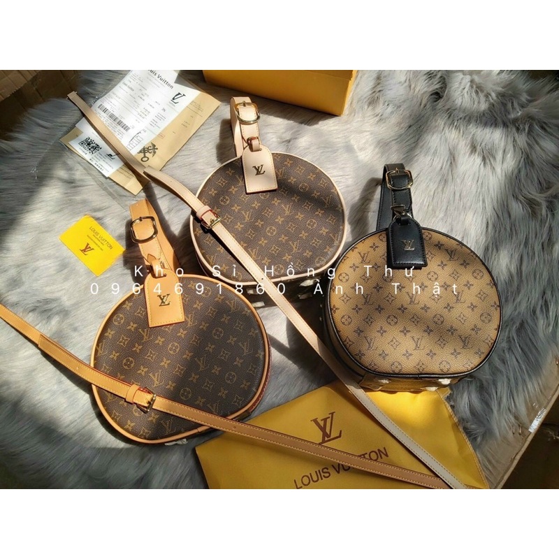 Túi Xách Trống Cốp Tròn quai Xách Đeo Chéo fullbox bill túi vải size 20🚛Freeship🚛