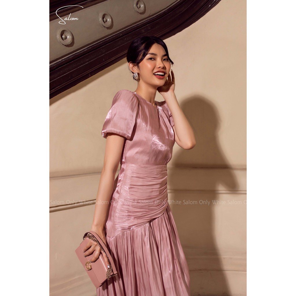 Đầm Organza vạt chéo tay phồng_ Stella | BigBuy360 - bigbuy360.vn