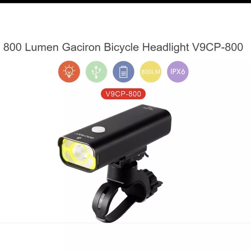 69bikeshop_Đèn xe đạp Gaciron V9C - 800LUMEN