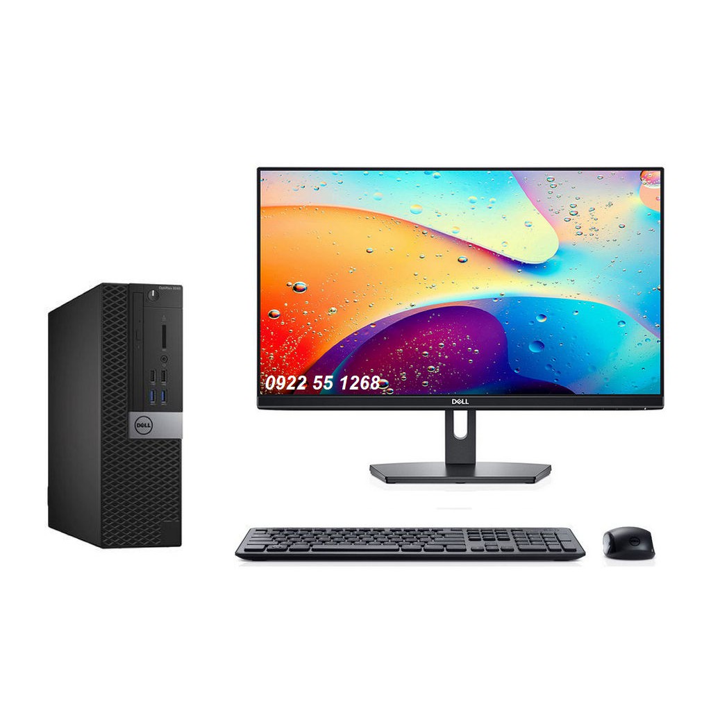 Bộ máy tính Dell Optiplex 3040 I5 6500 RAM 16GB SSD 256GB + Màn hình vi tính Dell SE2219HX 22 inch FHD Full viền | WebRaoVat - webraovat.net.vn