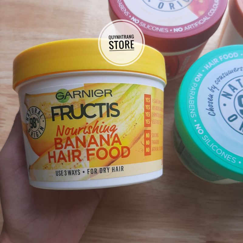 Kem ủ tóc đa công dụng Garnier Fructis Hair Food Úc 390ml