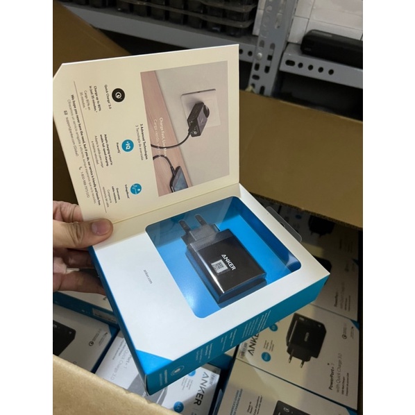 Chính Hãng Củ Sạc Nhanh 18W Anker A2013 Sạc Nhanh Cho IP 13 Promax 12 promax 11 promax xsmax x 8plus