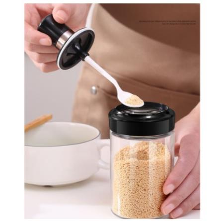 Lọ đựng gia vị bằng thủy tinh trong suốt