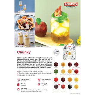 Andros - chunky trái mọng & hoa atiso đỏ - mứt trái cây - ảnh sản phẩm 4
