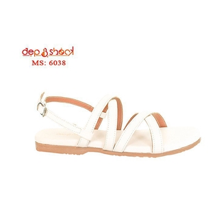 Sandal nữ quai chéo đế bằng big size - 6038