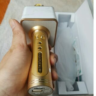 Micro karaoke Bluetooth SU YOSD YS 8A MẪU HOA VĂN hát siêu hay