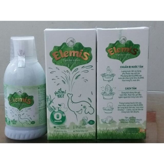 Sữa tắm gội trẻ em thảo dược Elemis