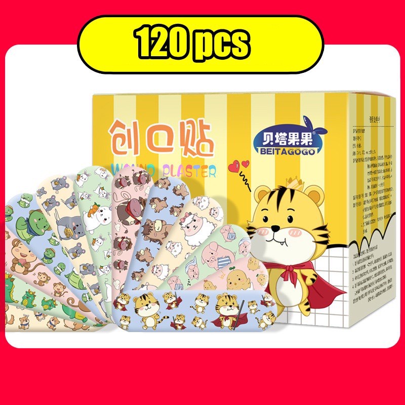 Băng Dán Vết Thương Trẻ Em Họa Tiết Hoạt Hình Dễ Thương  - Băng Cá Nhân Beitegogo