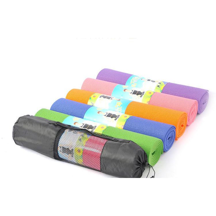 Thảm yoga FREESHIP Thảm tập Yoga 0.4cm 173x61x0.4cm chất liệu cao cấp 4426