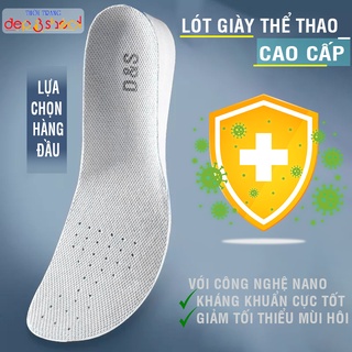 Miếng lót giày thể thao Unisex - giảm đau chân khử mùi cao cấp, miếng lót giày thể thao êm chân và thoáng khí