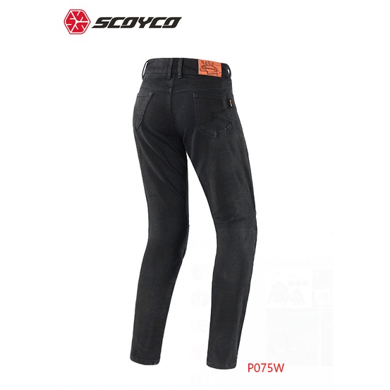 Quần giáp jean nữ bảo hộ mô tô Scoyco P075W