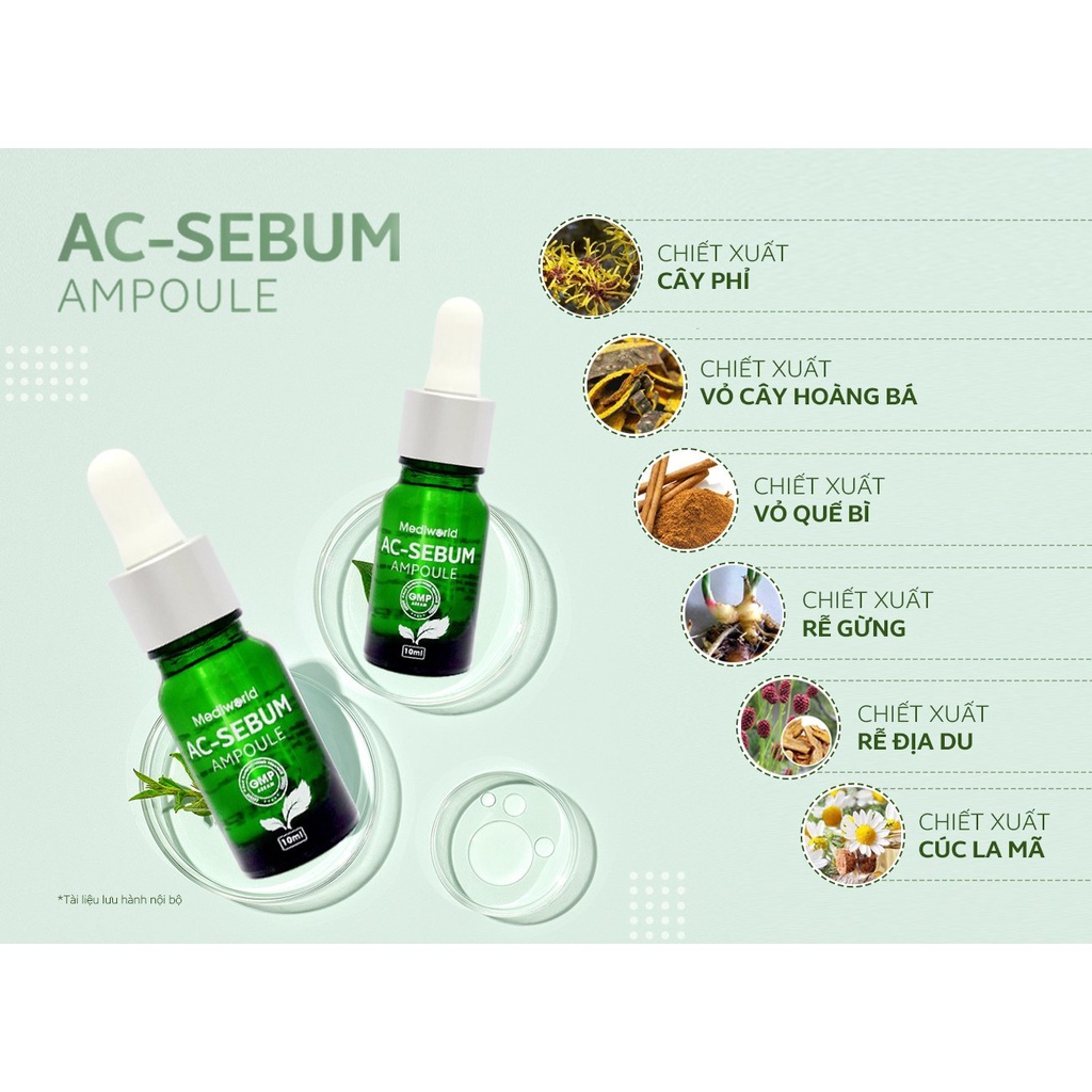 Serum chăm sóc và ngăn ngừa mụn AC - Sebum Ampoule