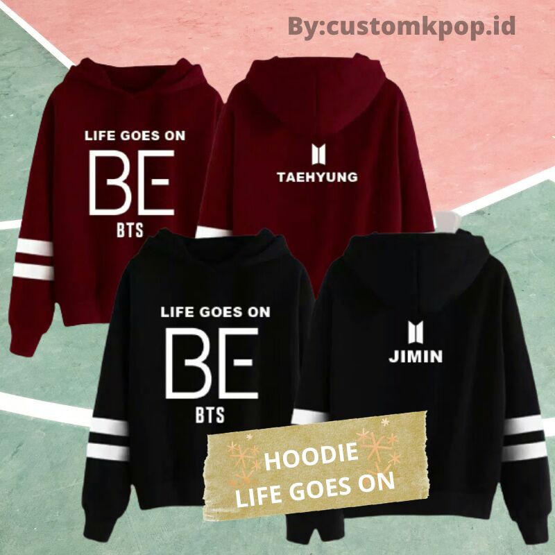 Áo Khoác Hoodie Bts Be Life Goes On