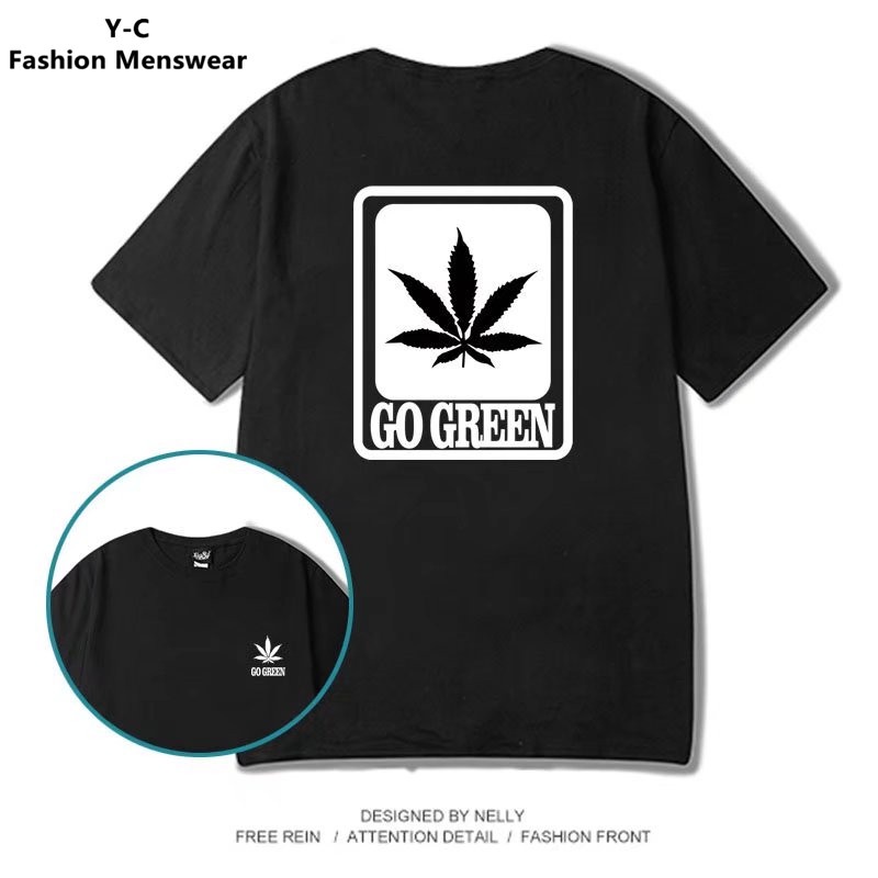 Áo Thun Tay Ngắn Cổ Tròn In Chữ Thời Trang Mùa Hè Dành Cho Nam Và Nữ Size M-8XL