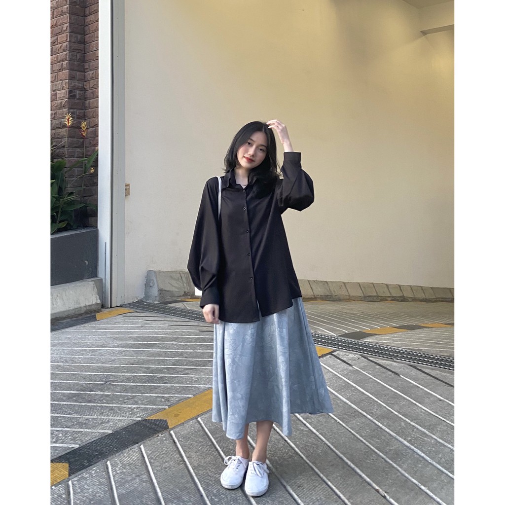 [ẢNH ĐỘC QUYỀN MEGGIE CLOSET] CHÂN VÁY XOÈ VINTAGE PHONG CÁCH ULZZANG | BigBuy360 - bigbuy360.vn