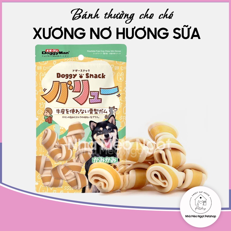 Xương Nơ Hương Sữa DoggyMan - Thức ăn cho chó