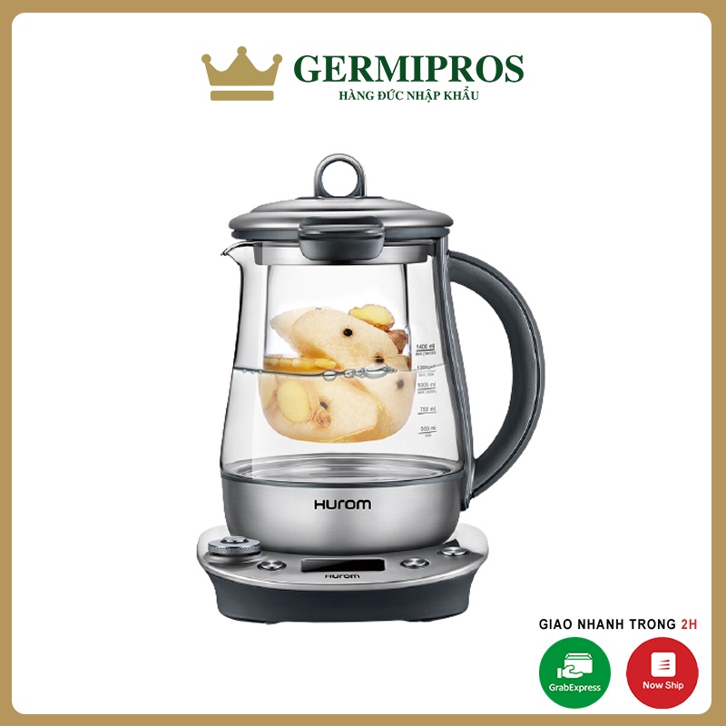 Ấm pha trà chưng yến Hurom Tea Master TM-P02FSS, hàng nội địa Hàn