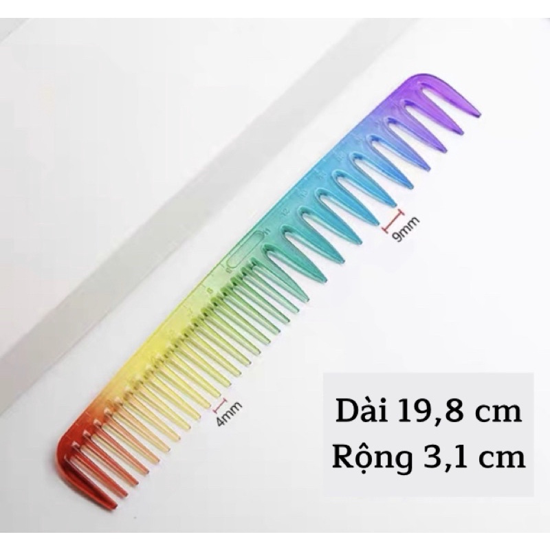 Lược 7 màu, lược chịu nhiệt cao cấp