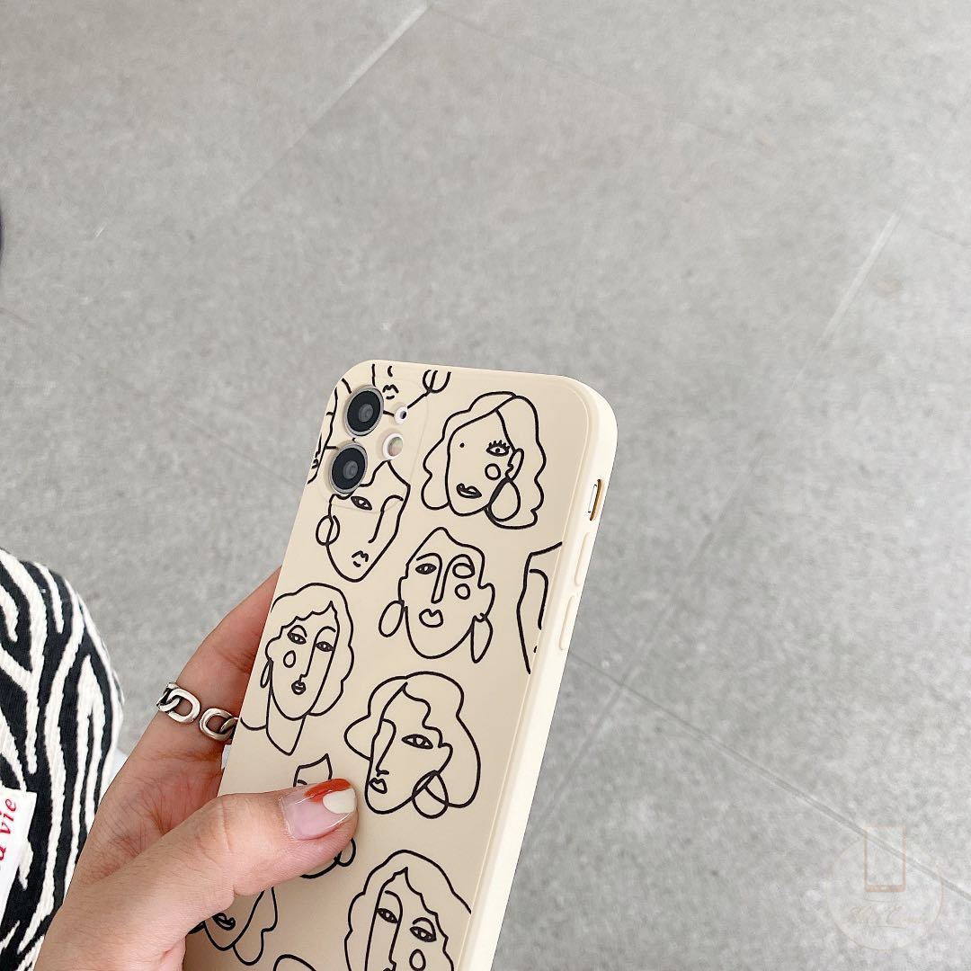 Ốp lưng silicon dẻo họa tiết hình học iPhone 11 12 Pro Max iPhone 6 6s 7 8 Plus 12 Mini X XR XS MAX SE | BigBuy360 - bigbuy360.vn