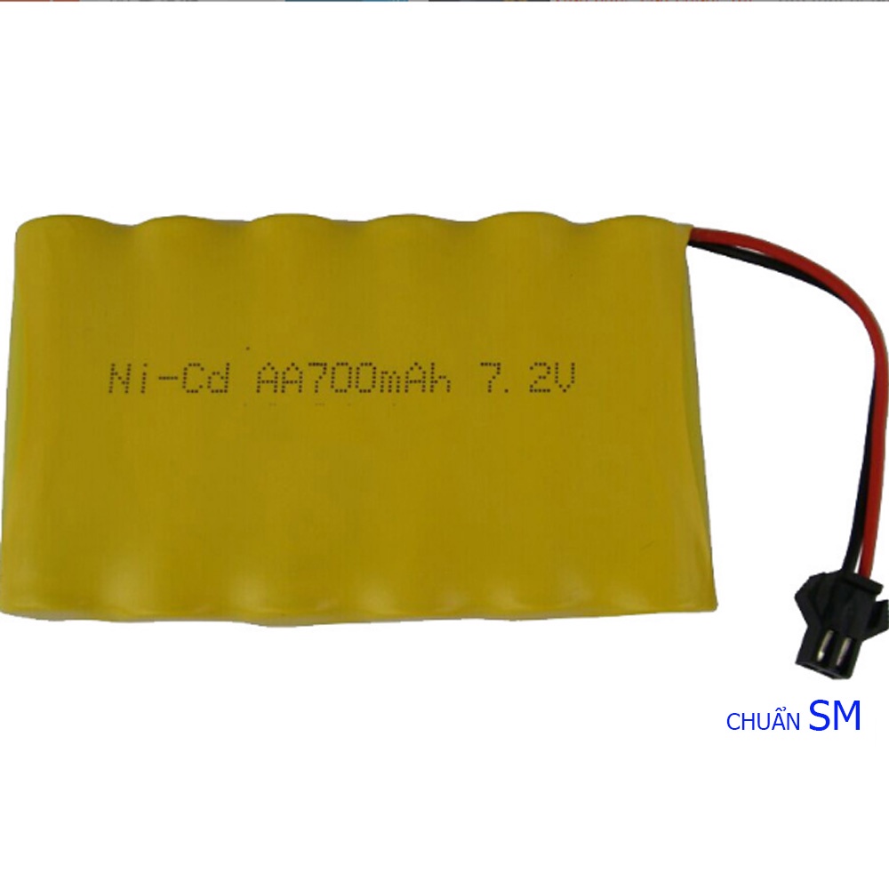 Pin cho xe điều khiển từ xa, Pin Nikel-Cadmium cho xe điều khiển từ xa đủ loại (3,6V, 4,8V, 6V và 7,2V)