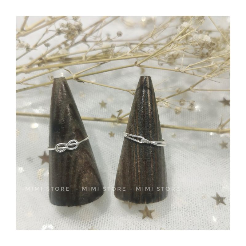 [MIMI_STORE] NHẪN BẠC VÔ CỰC - NHẪN BẠC TRƠN