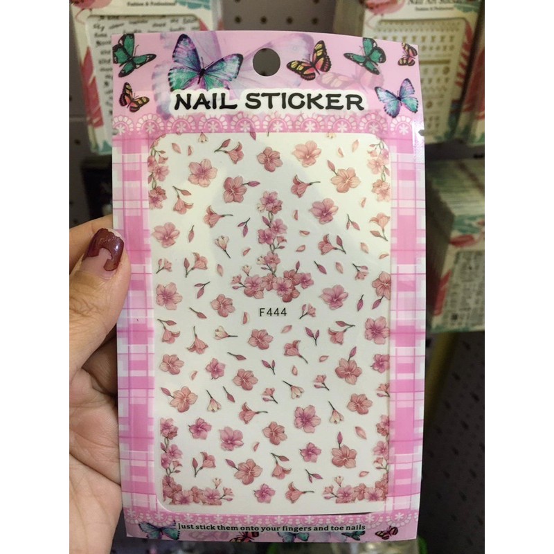 sticker hoa- Sticker dán móng