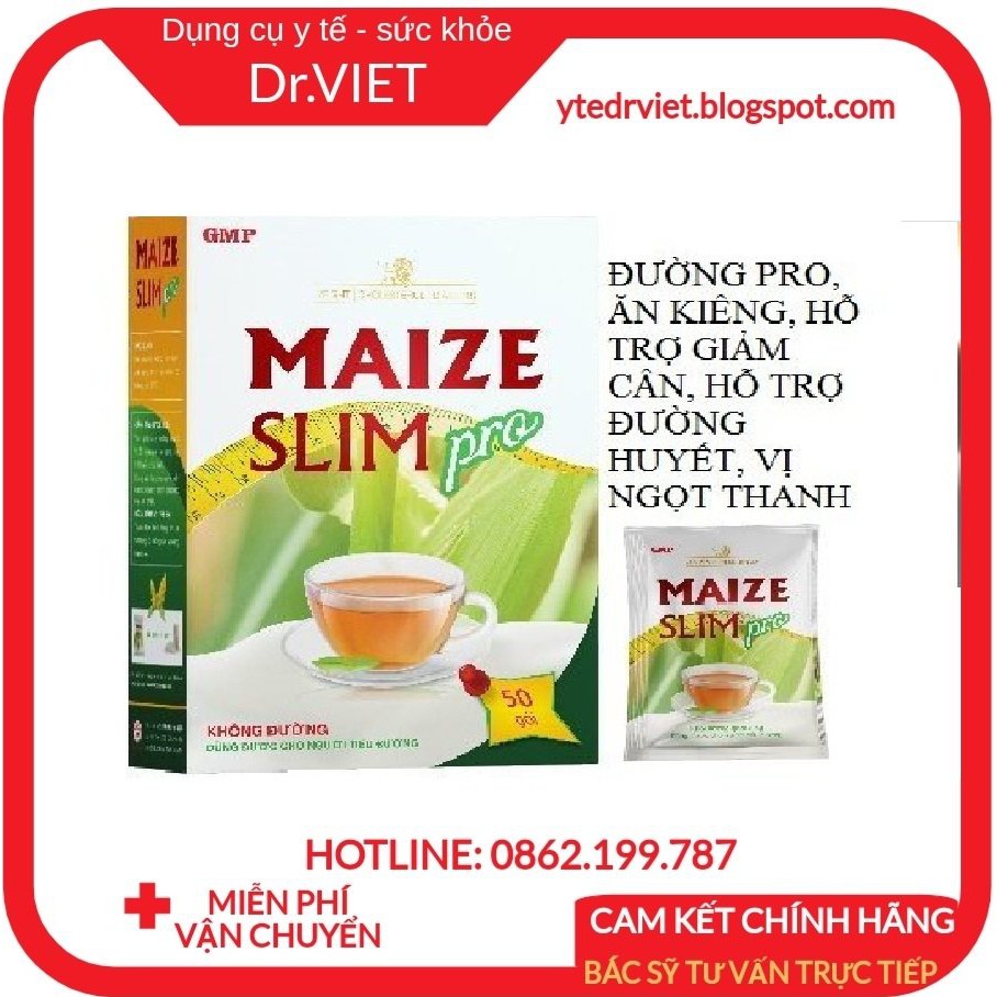 Đường bắp Maize Slim Pro cho người tiểu đường, người béo phì, xơ vữa động mạch, tim mạch, người cần ăn kiêng, giảm cân